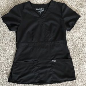 Black scrub top